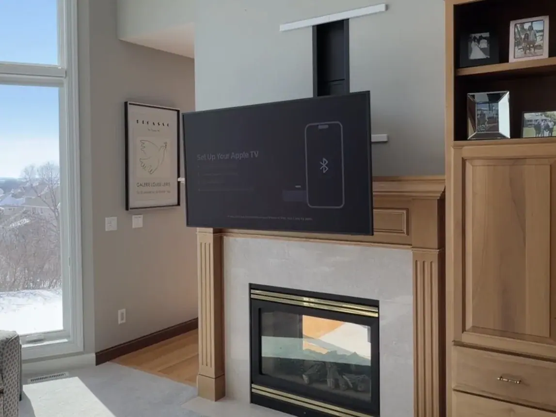 55" Samsung Frame TV installation in Hastings