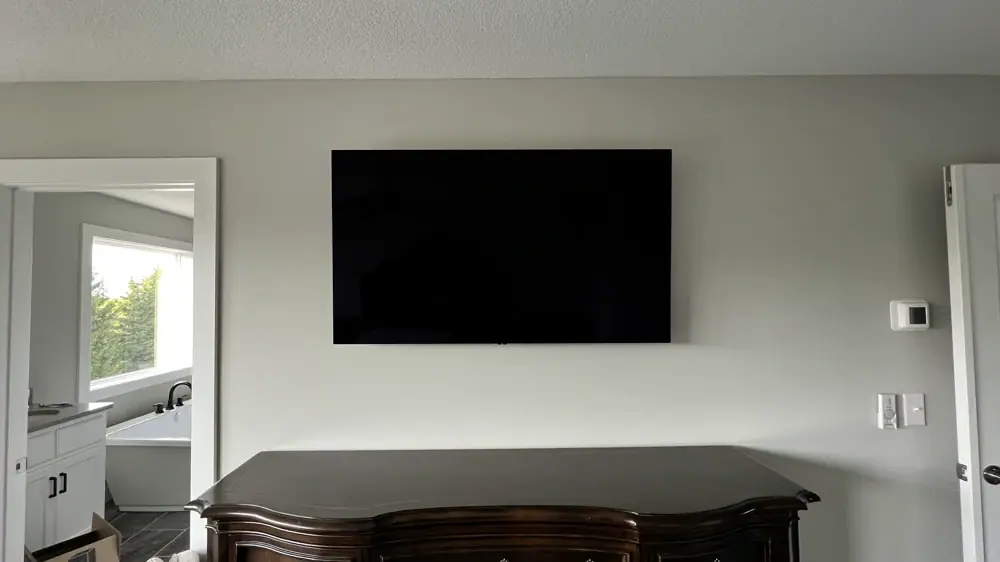 75 Inch Tv Bedroom Power Bridge Lake Elmo - The Mounting Man