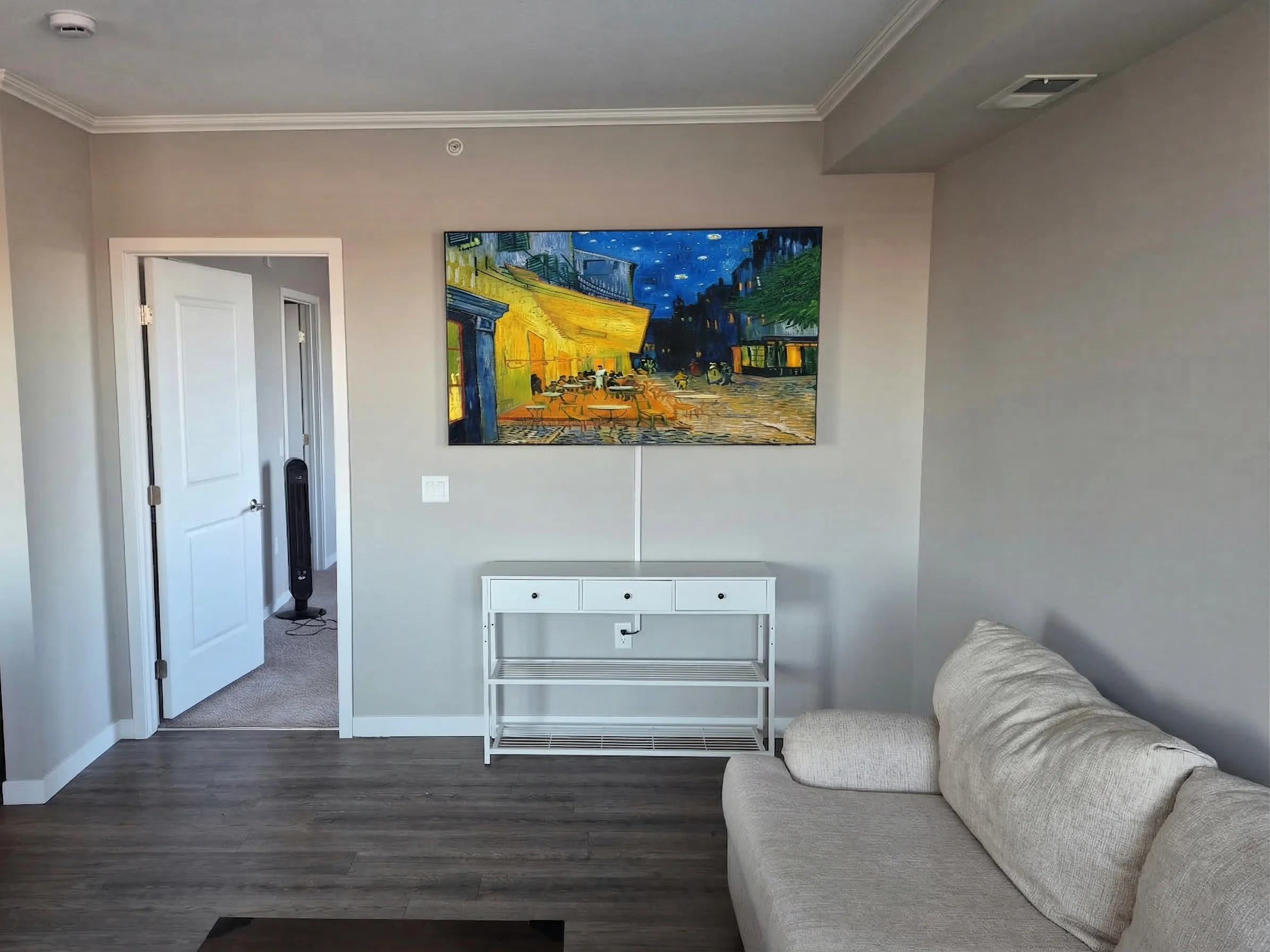 70-inch TV installation in Eagan