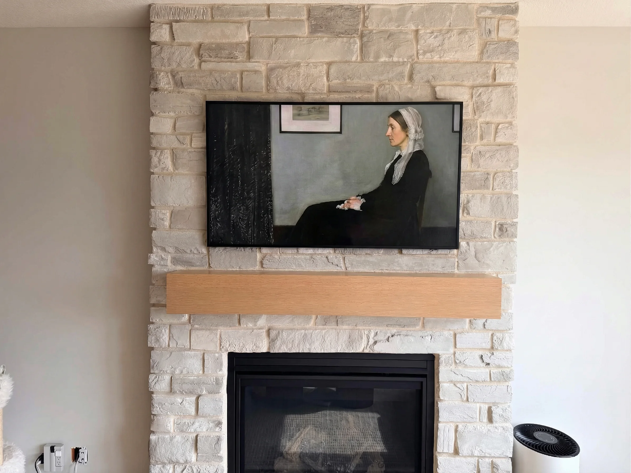 55" Samsung Frame TV installation in Maple Grove