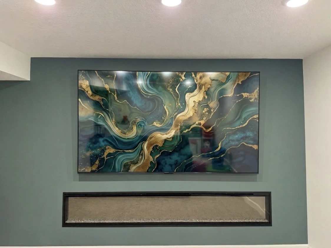 87" installation in Chanhassen