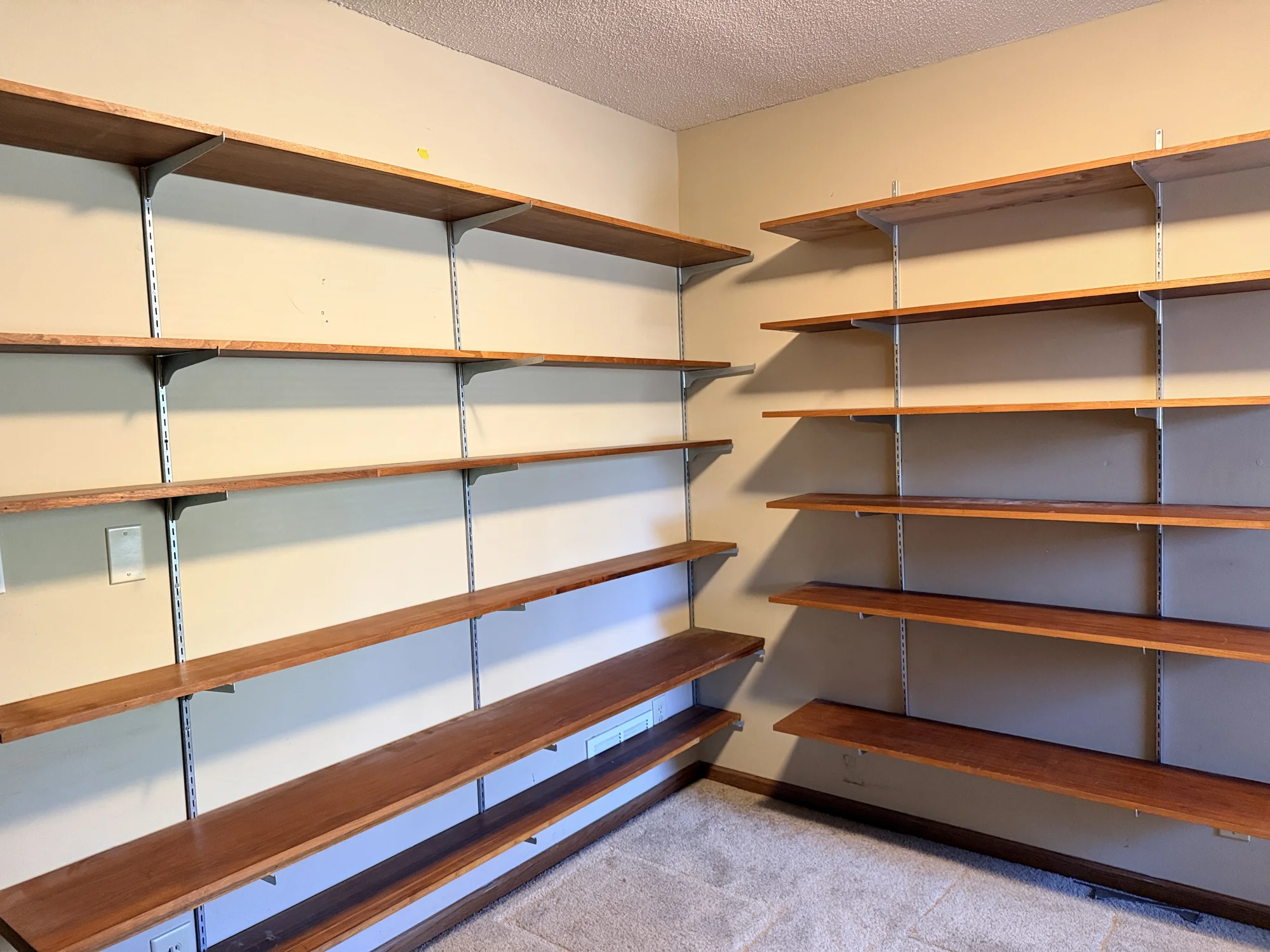 Shelving installation in Roseville