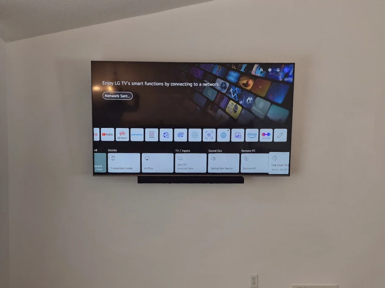 TV installation in Belle Plaine