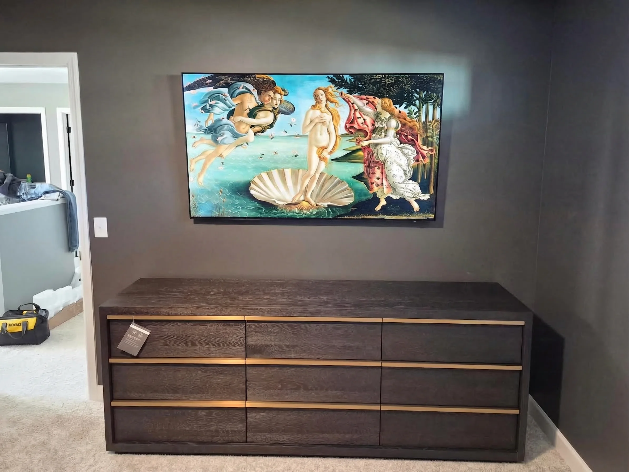55" TV installation in Elko New Market