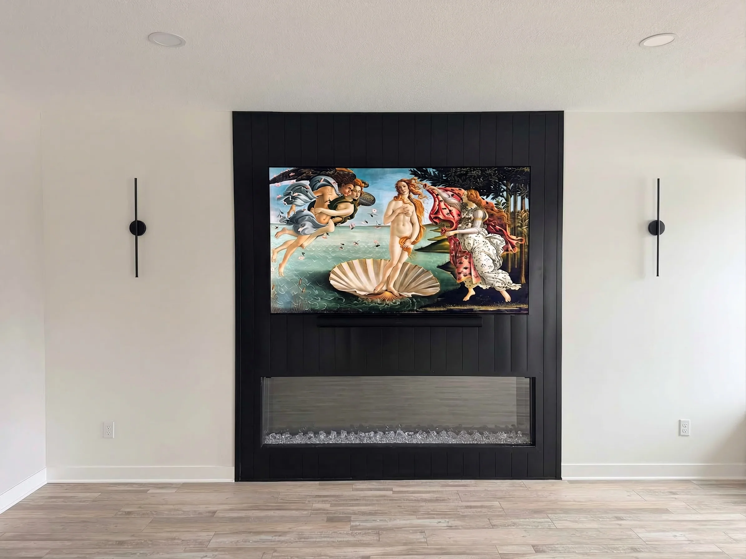 80" Samsung TV installation in Savage