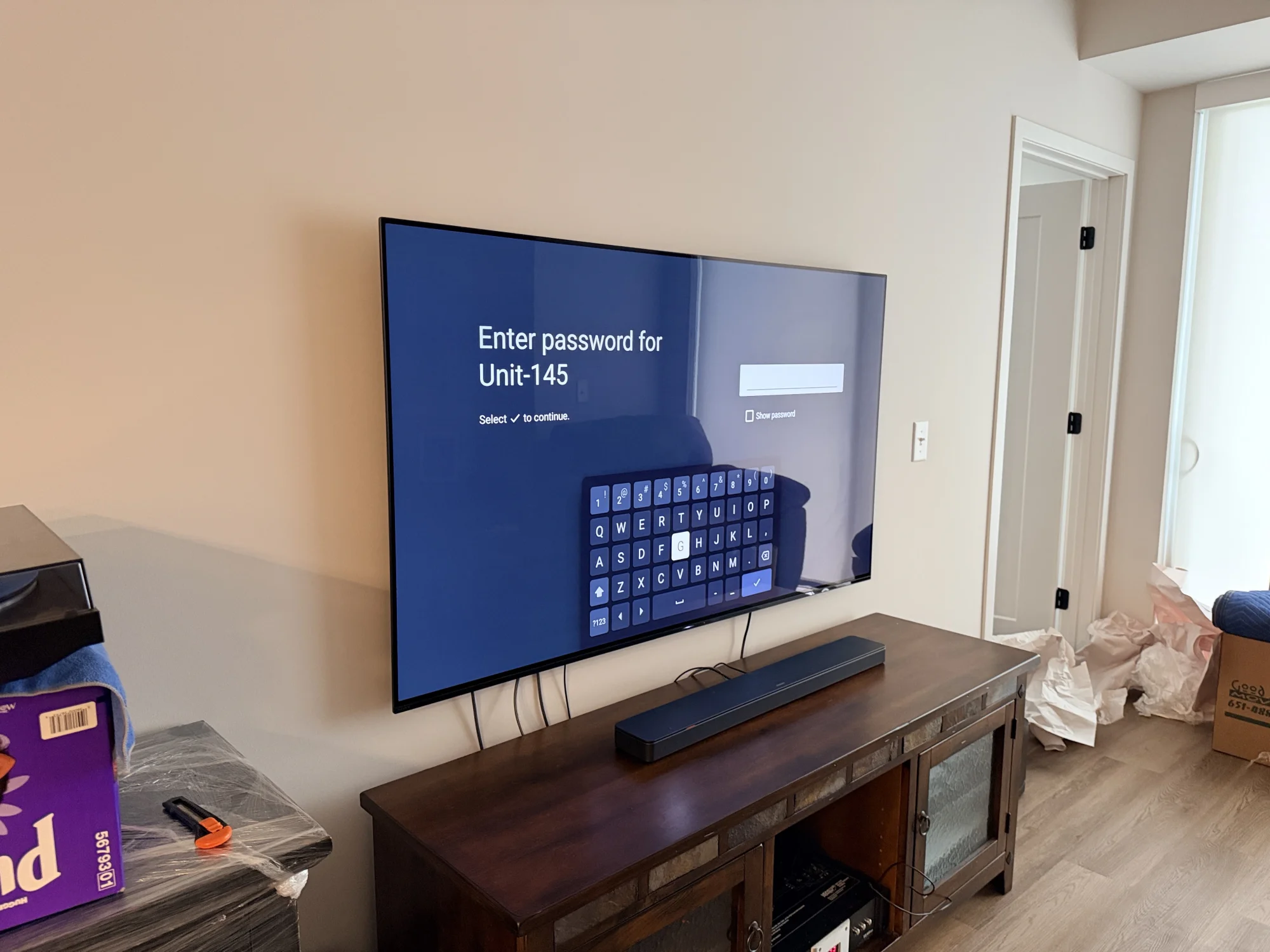 65" installation in Shoreview