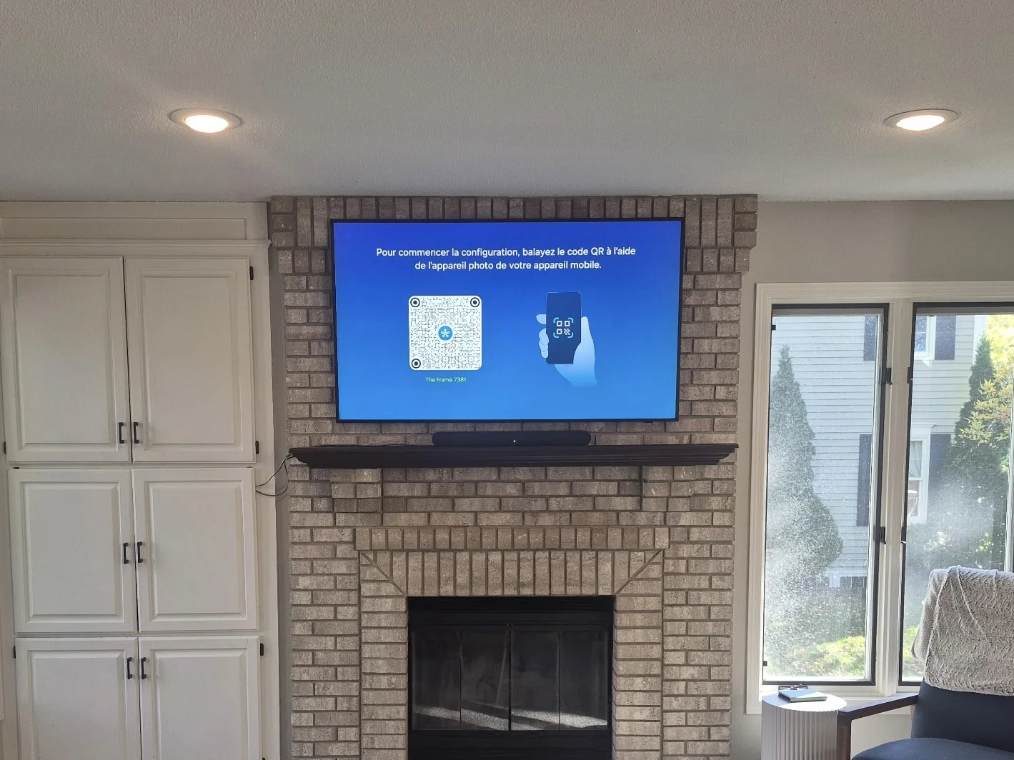 65" Samsung Frame installation in Eden Prairie