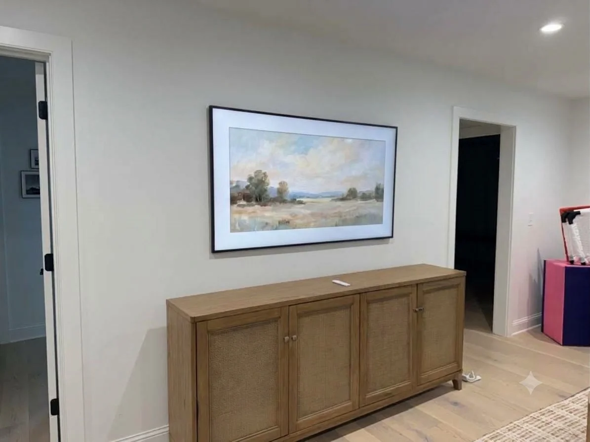 65" Samsung Frame installation in Wayzata