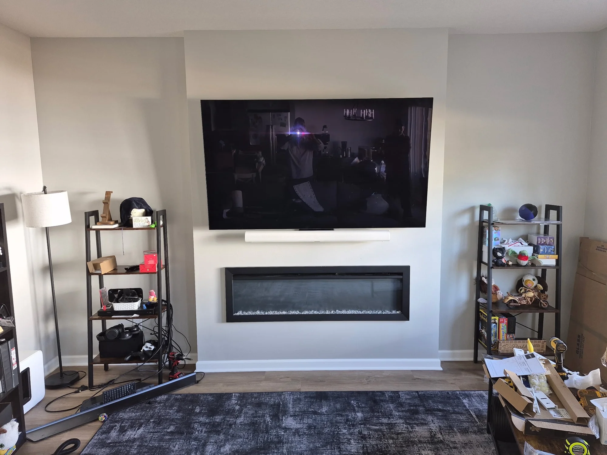 75" installation in Rosemount