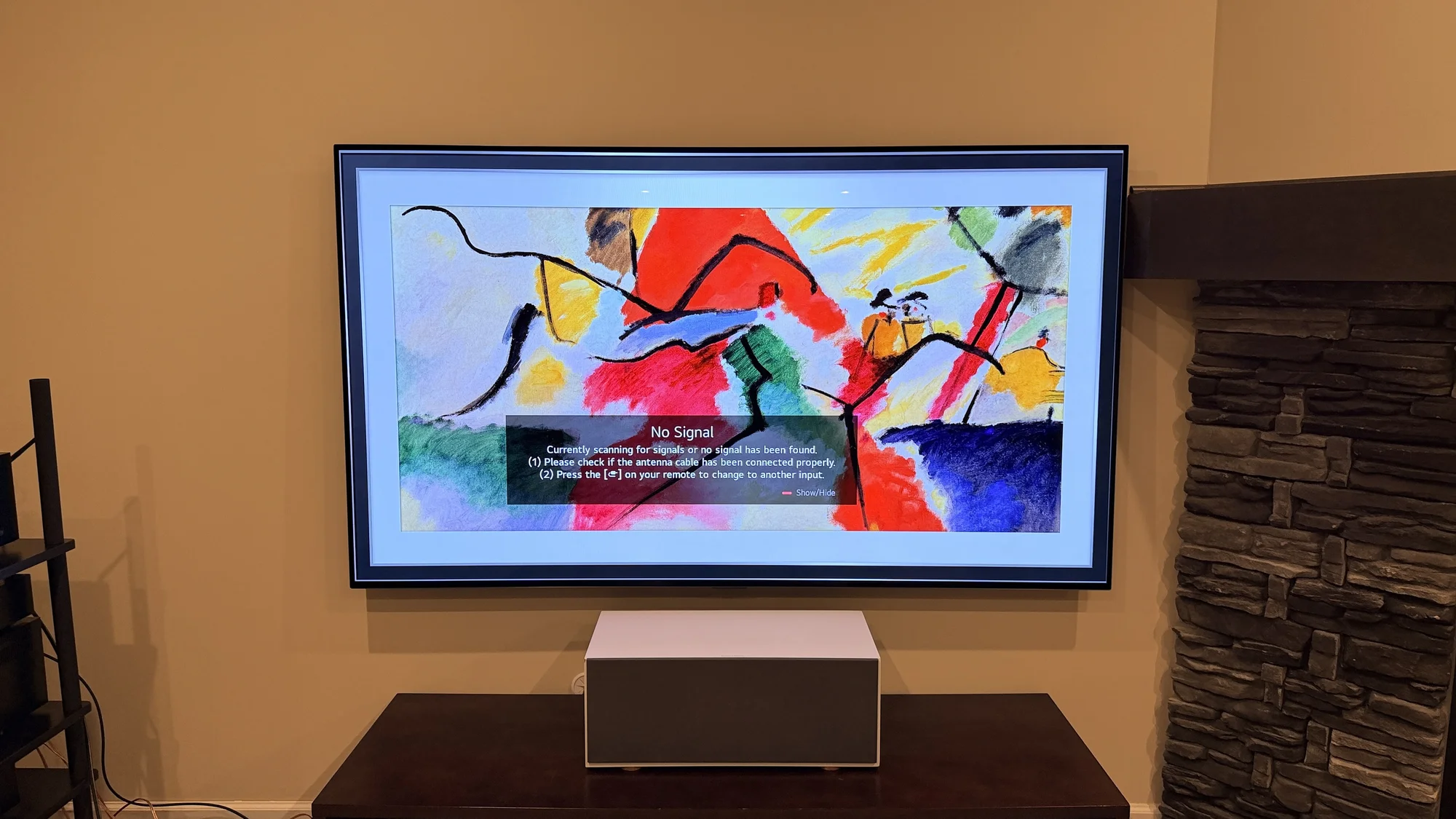 80" LG G-Series installation in Prior Lake