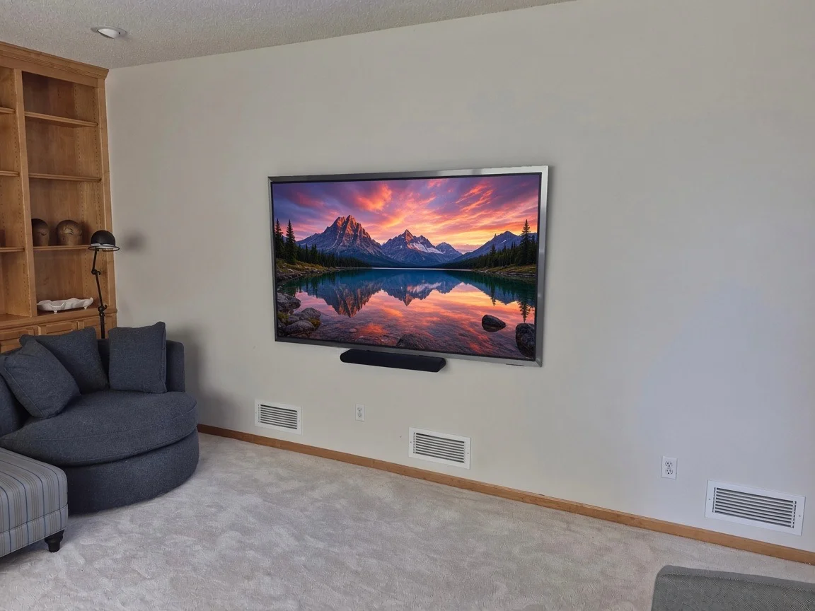75" installation in Eden Prairie