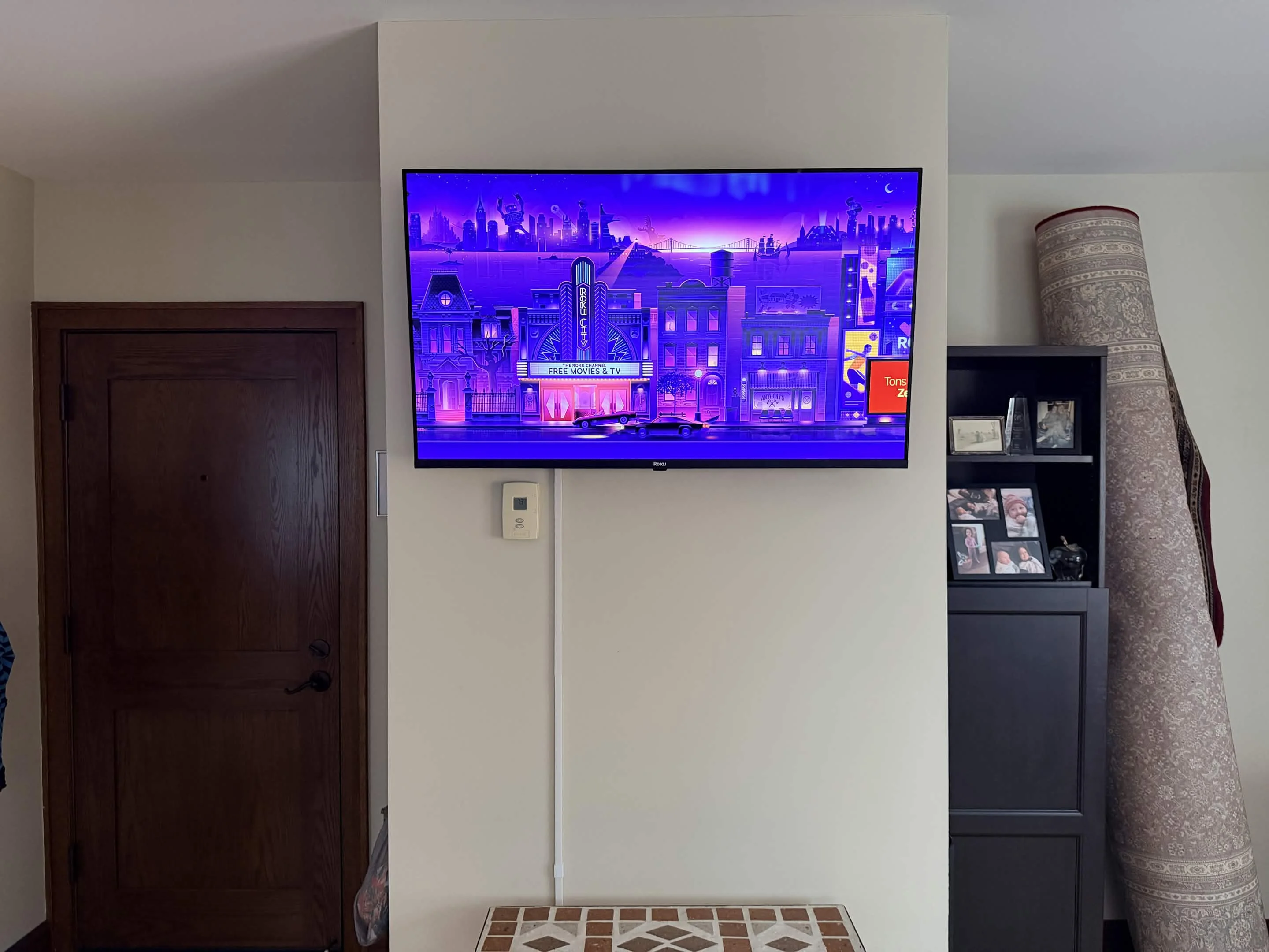 43" Roku installation in St. Paul