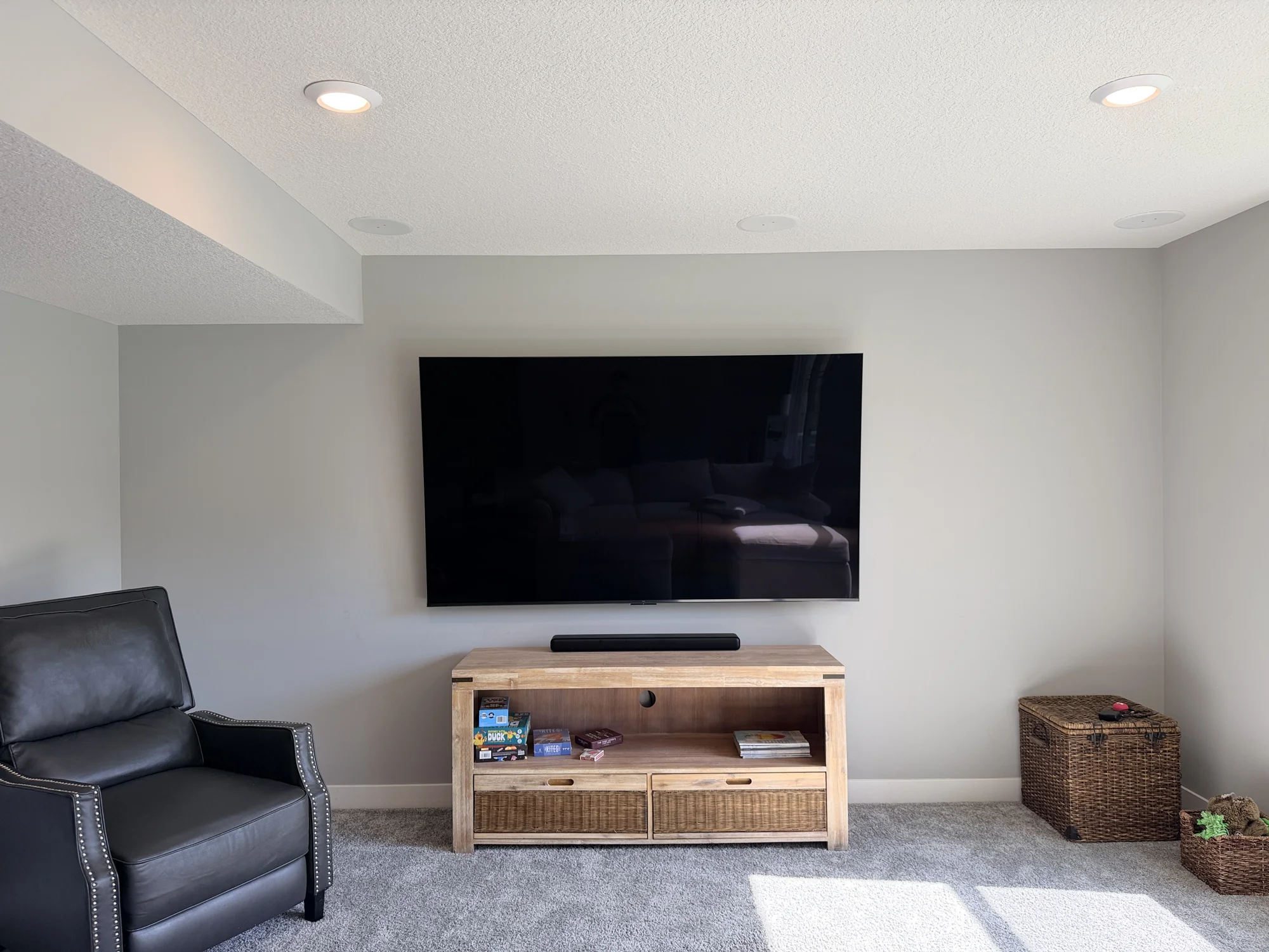 85" installation in Twin Cities