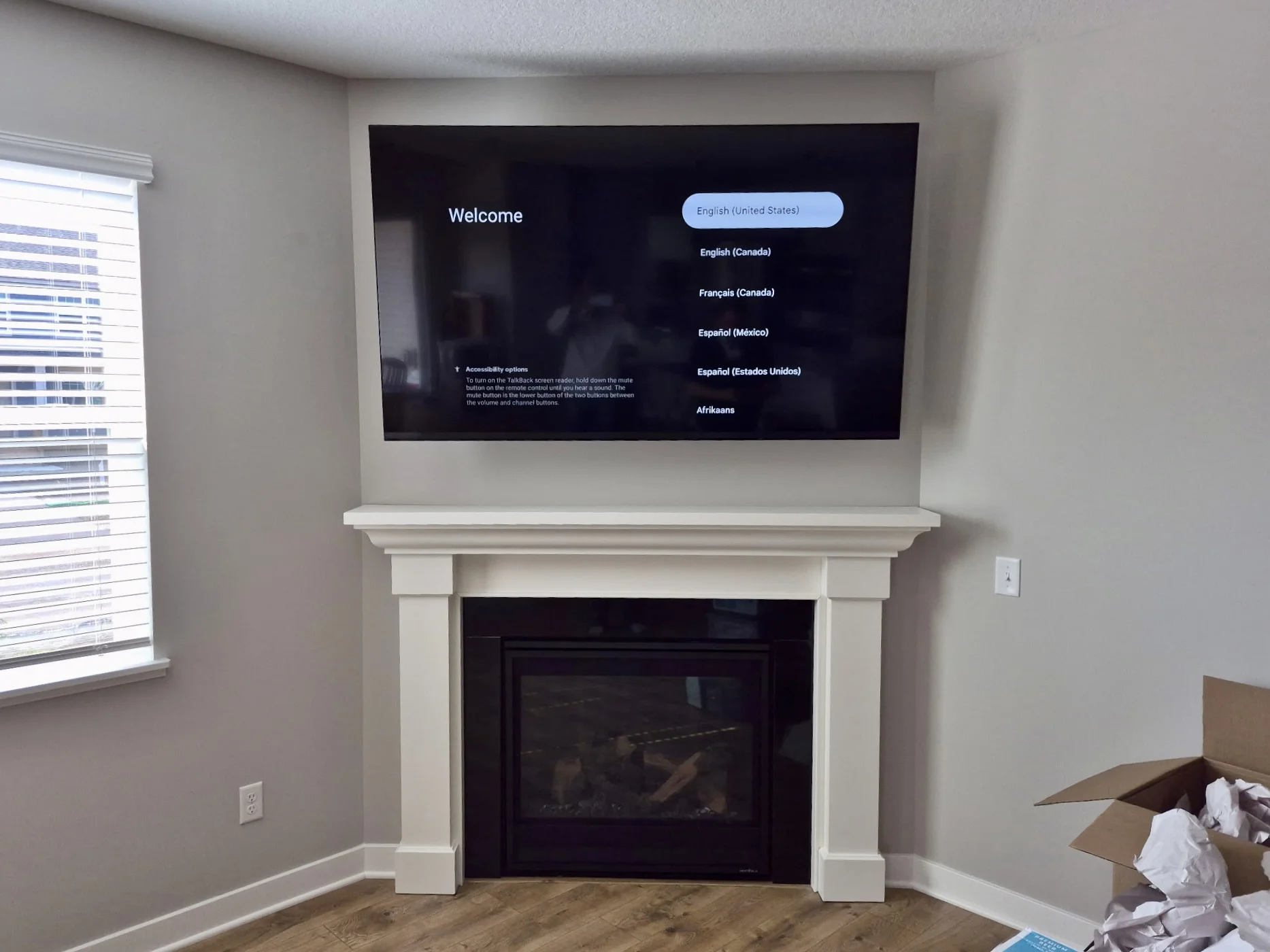 70" installation in Twin Cities