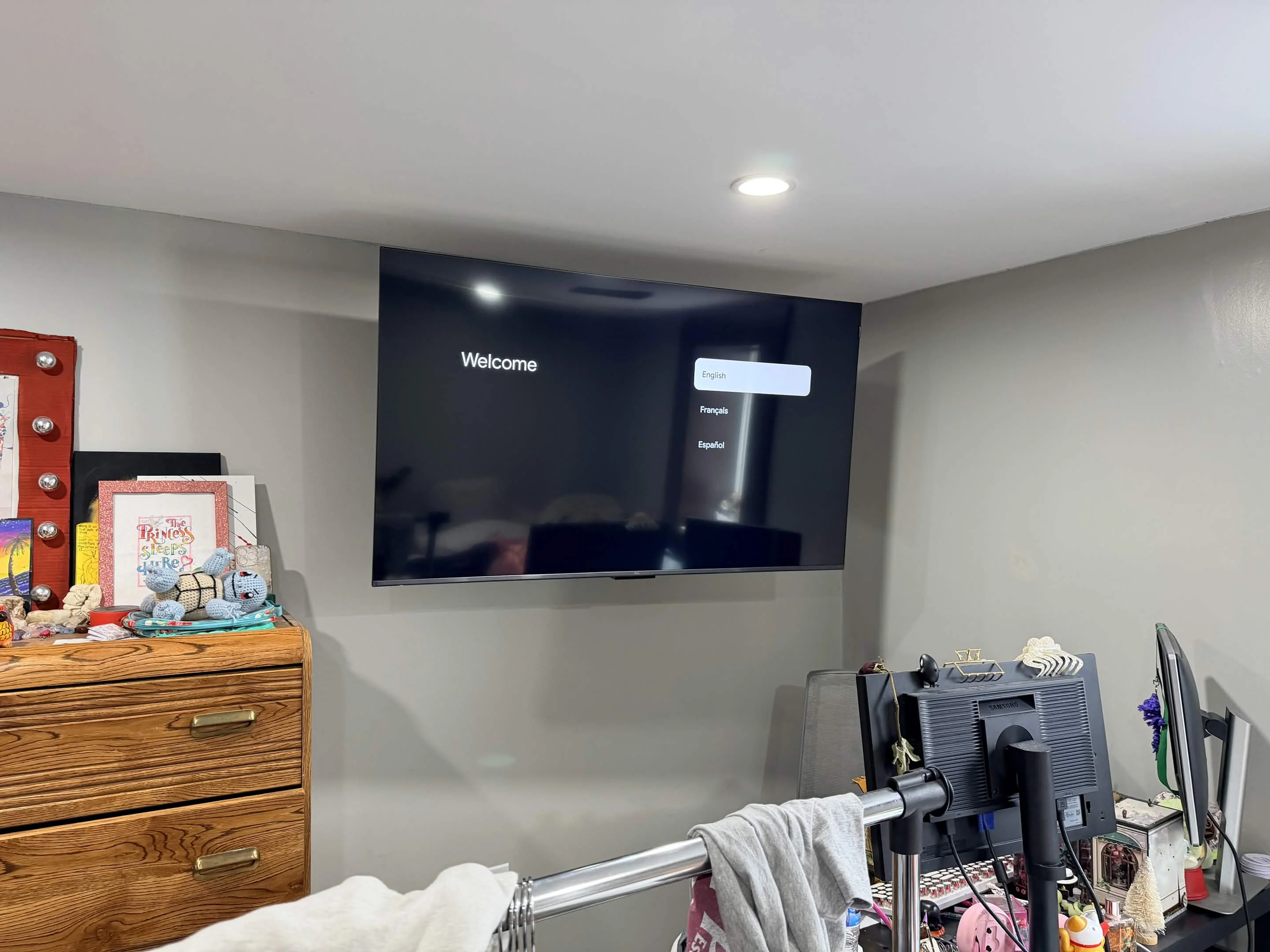 55"  TV installation in Coon Rapids