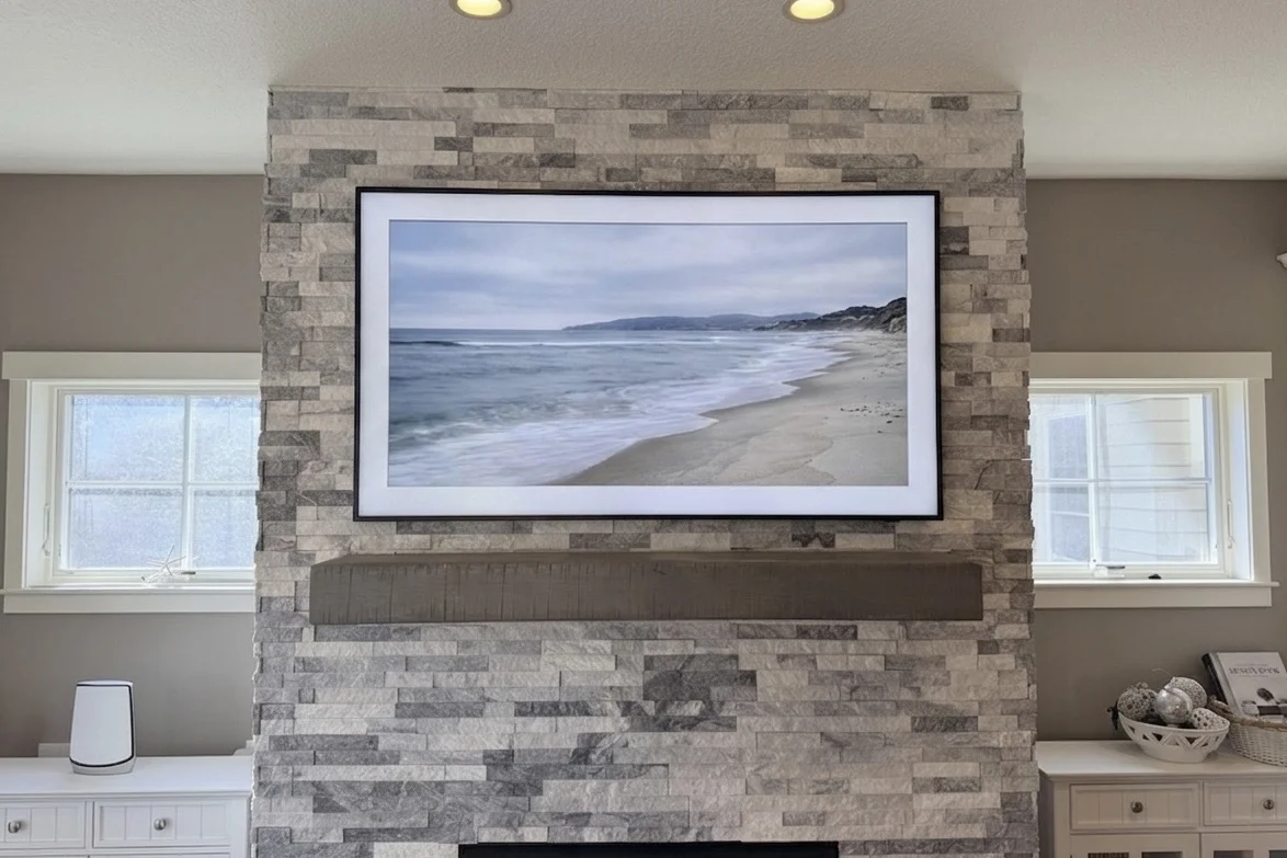 65" Samsung installation in Apple Valley