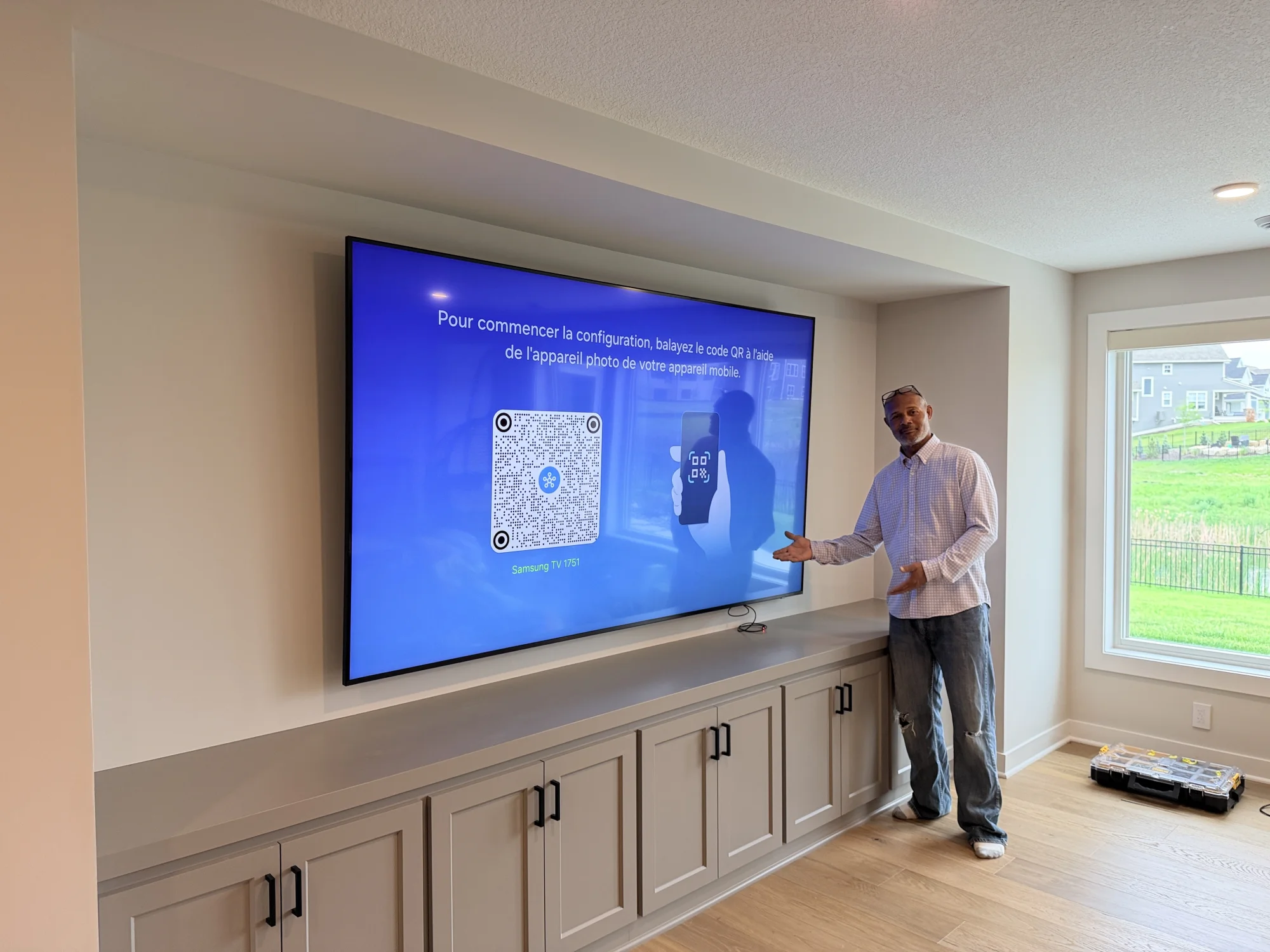 100" installation in Maple Grove