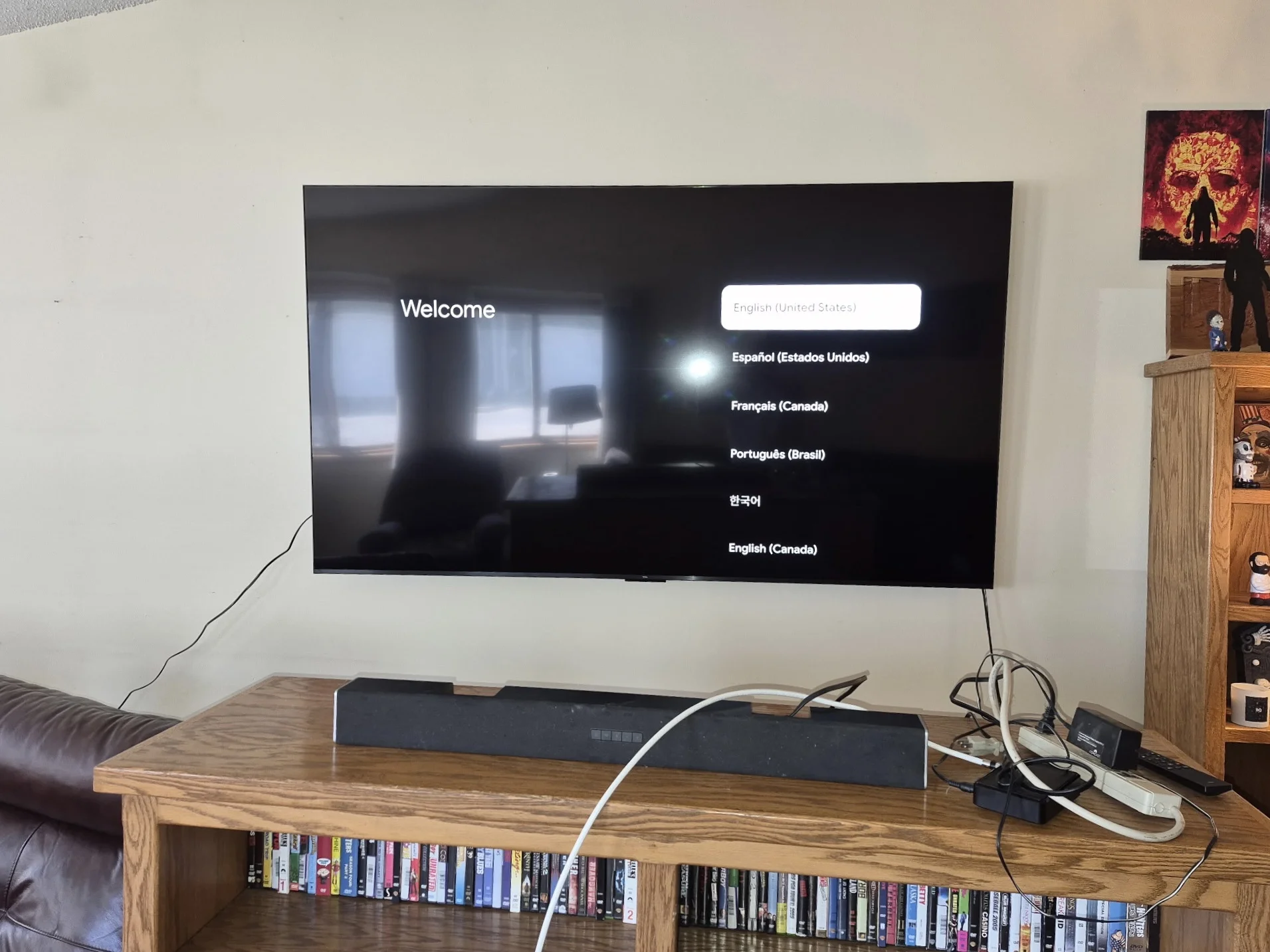 Large TV installation in Coon Rapids