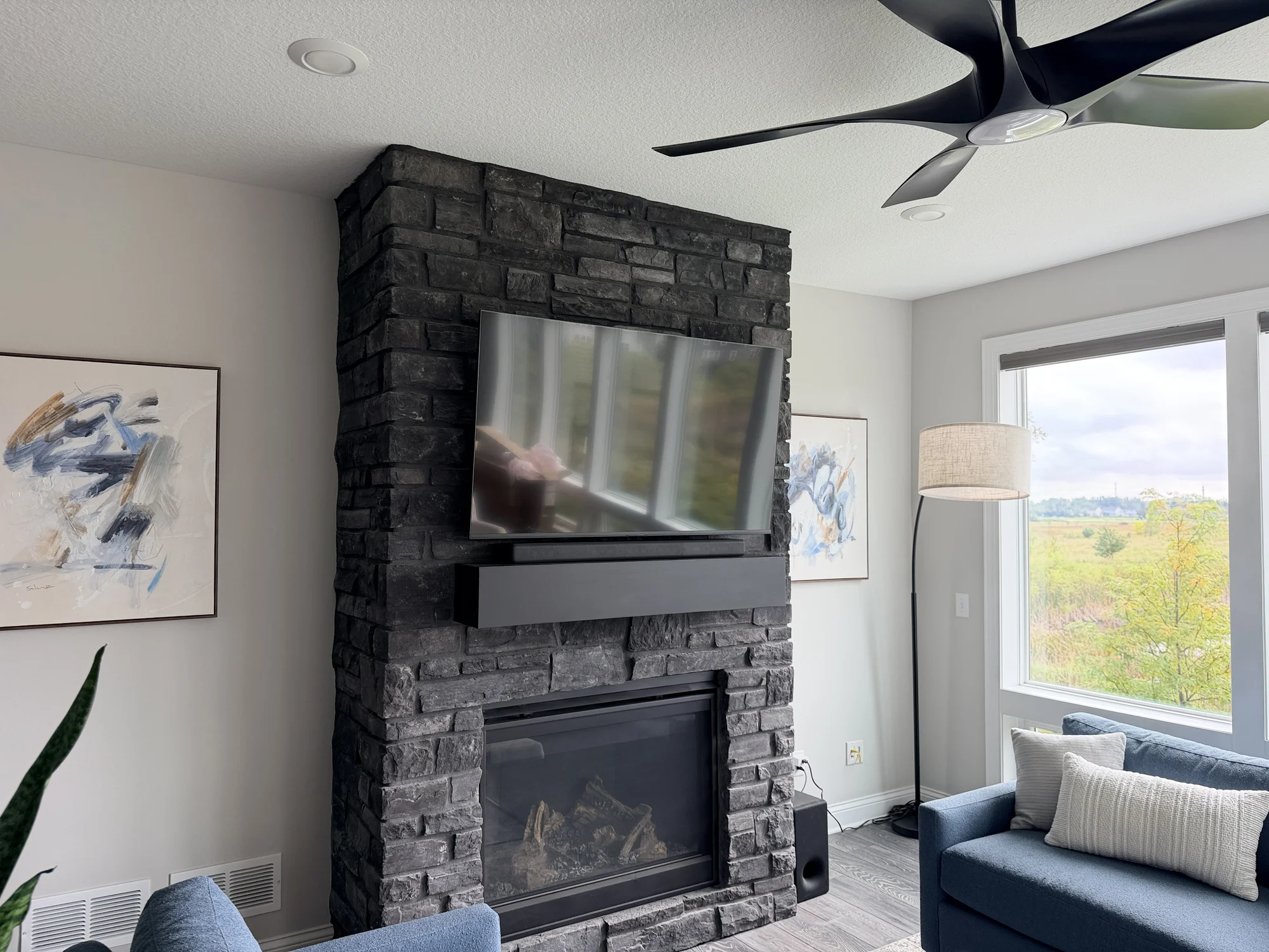 55" installation in Blaine