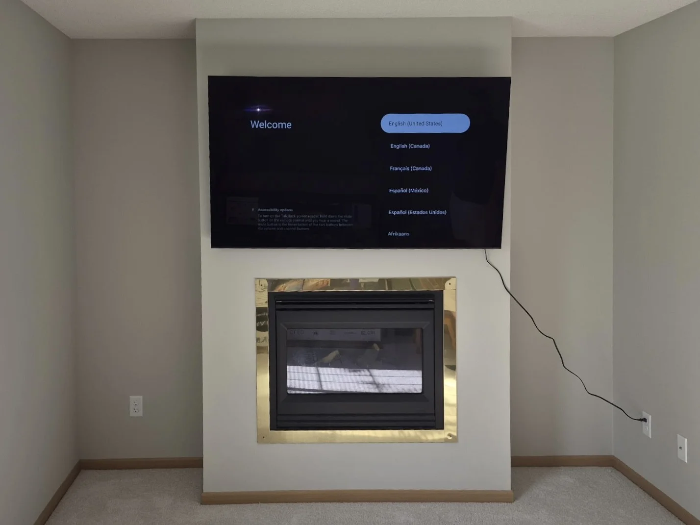 65" installation in Eden Prairie