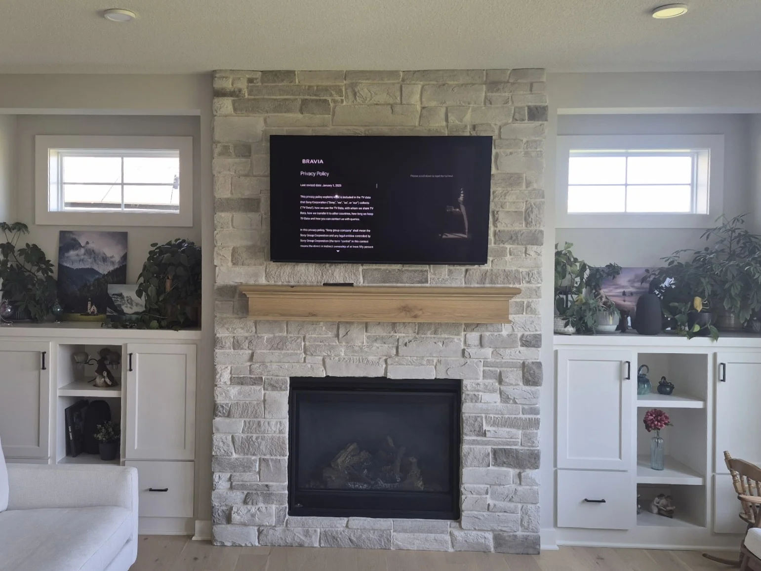 55" Sony installation in Woodbury