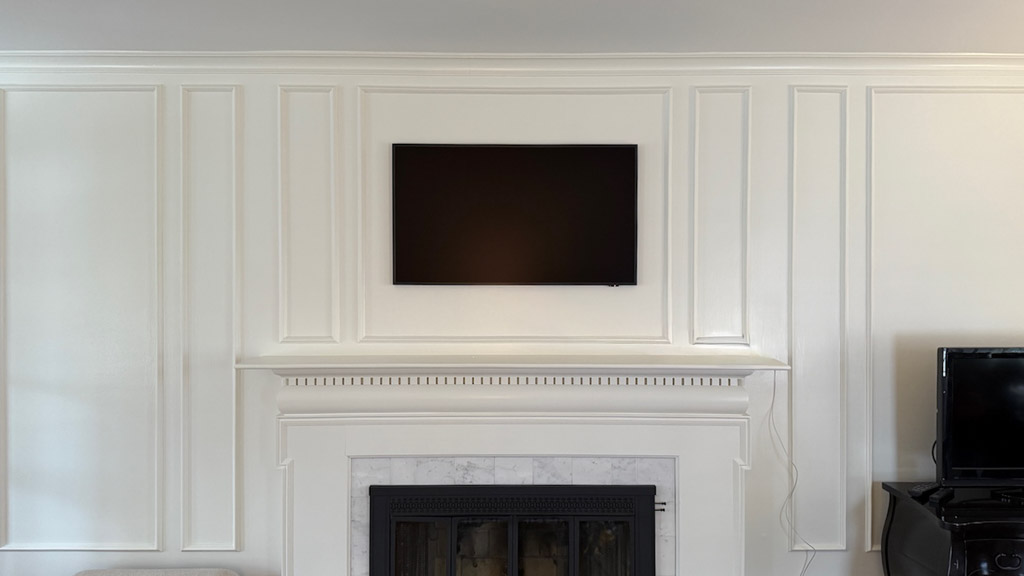 55 Inch Samsung Frame Panel Molding Edina - The Mounting Man