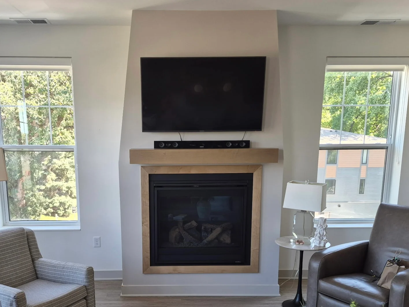 50"  installation in Edina